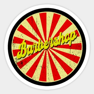 barbershop - Vintage Sticker